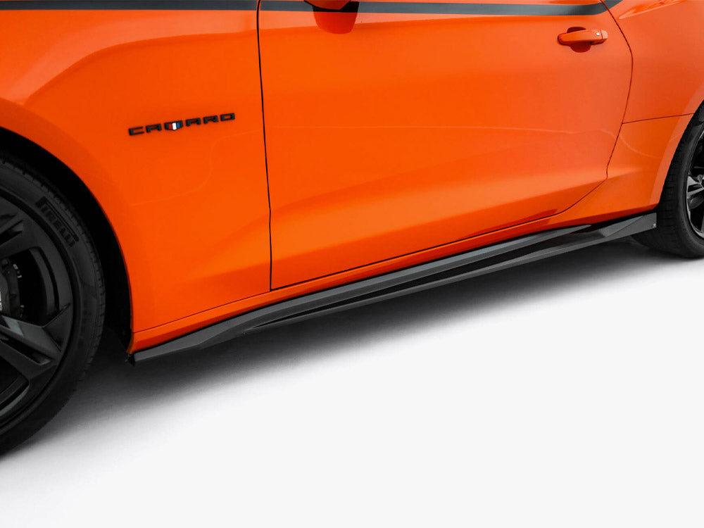 Maxton Design Side Skirts Diffusers V.2 Chevrolet Camaro SS Mk6 Facelift