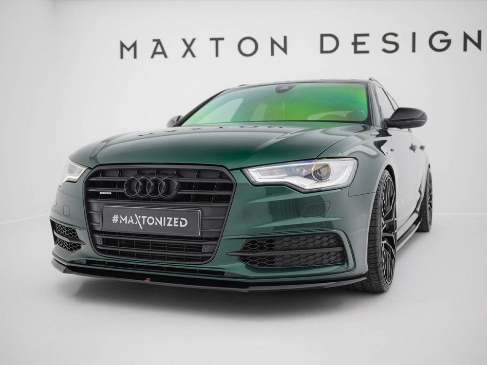 Maxton Design Front Splitter V.2 Audi S6 / A6 S-Line C7
