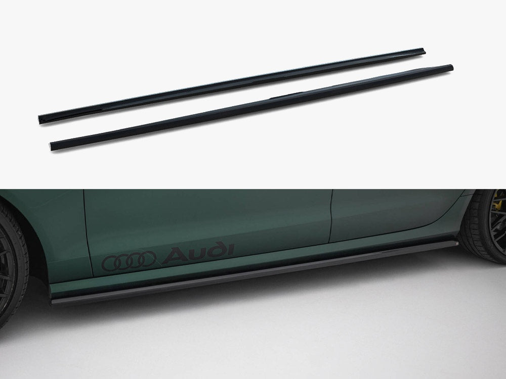 Maxton Design Side Skirts Diffusers V.2 Audi A6 S-Line / S6 C7