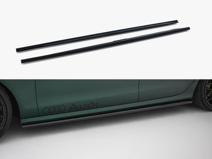 Maxton Design Side Skirts Diffusers V.2 Audi A6 S-Line / S6 C7