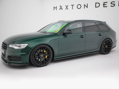 Maxton Design Side Skirts Diffusers V.2 Audi A6 S-Line / S6 C7