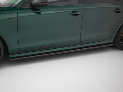 Maxton Design Side Skirts Diffusers V.2 Audi A6 S-Line / S6 C7