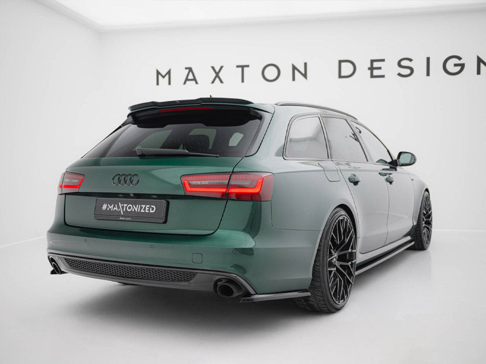 Maxton Design Rear Side Splitters V.2 Audi A6 S-Line Avant C7