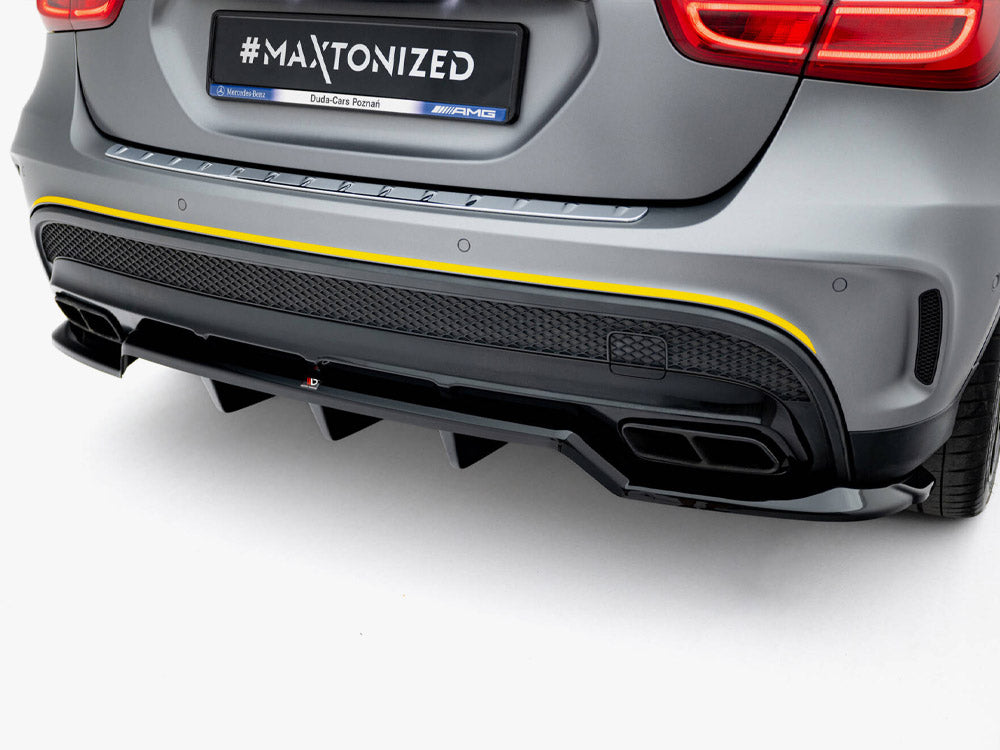 Maxton Design Rear Splitter (Vertical Bars) V.2 Mercedes-Benz GLA 45 AMG X156