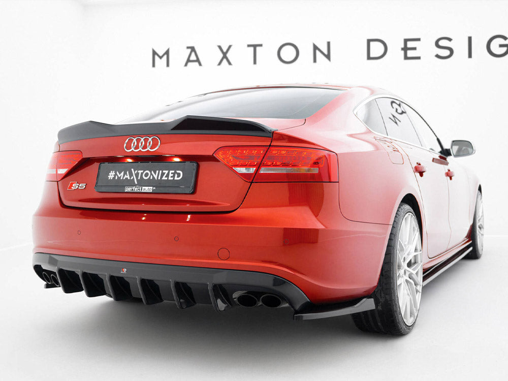 Maxton Design Spoiler CAP 3D Audi A5 Sportback S-Line 8T Facelift