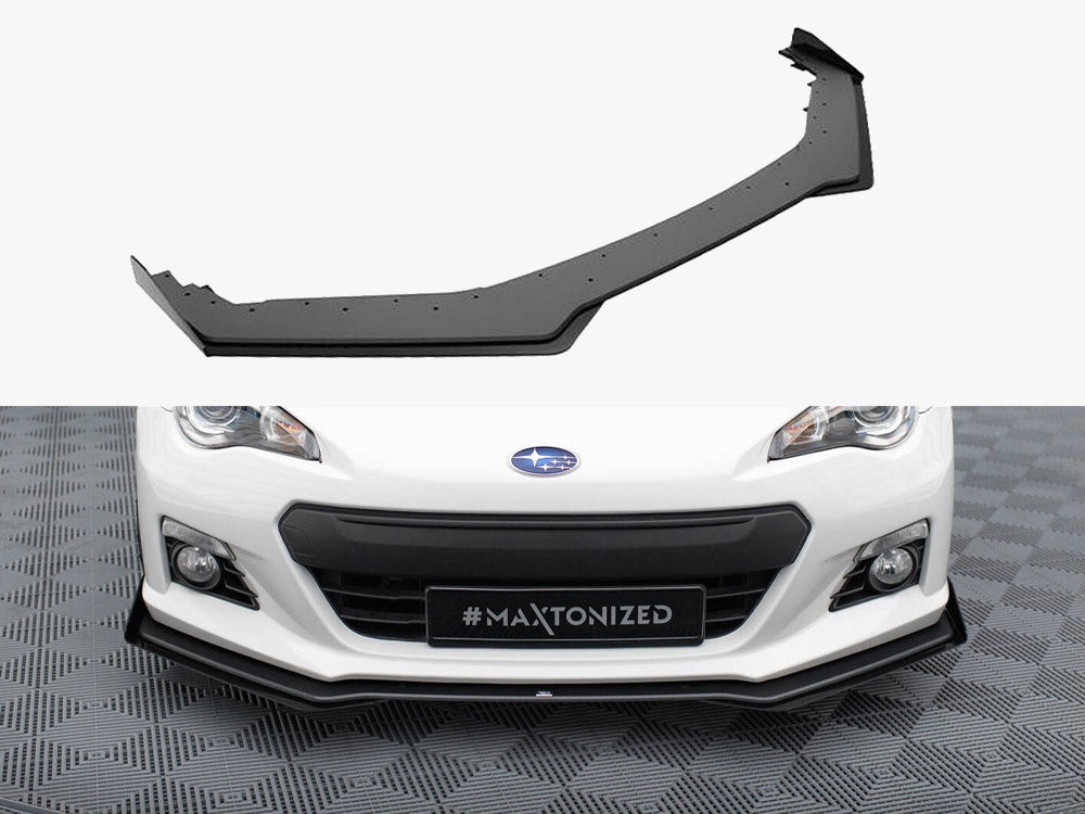 Maxton Design Street PRO Front Splitter V.1 + Flaps Subaru BRZ Mk1