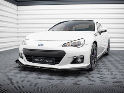 Maxton Design Street PRO Front Splitter V.1 + Flaps Subaru BRZ Mk1