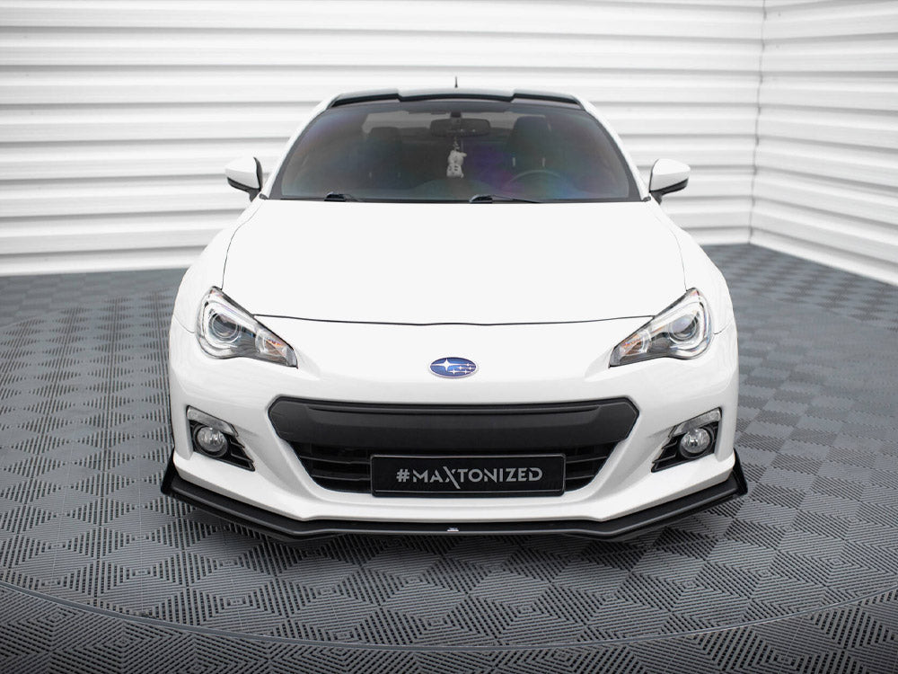 Maxton Design Street PRO Front Splitter V.1 + Flaps Subaru BRZ Mk1
