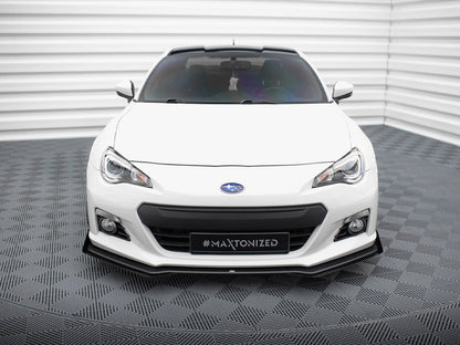 Maxton Design Street PRO Front Splitter V.1 + Flaps Subaru BRZ Mk1