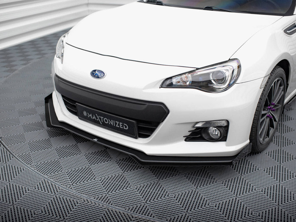 Maxton Design Street PRO Front Splitter V.1 + Flaps Subaru BRZ Mk1