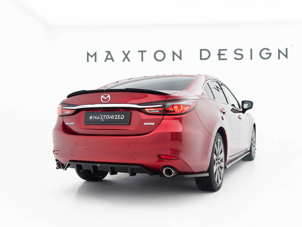 Maxton Design Rear Splitter (Vertical Bars) Mazda 6 Mk3 Facelift