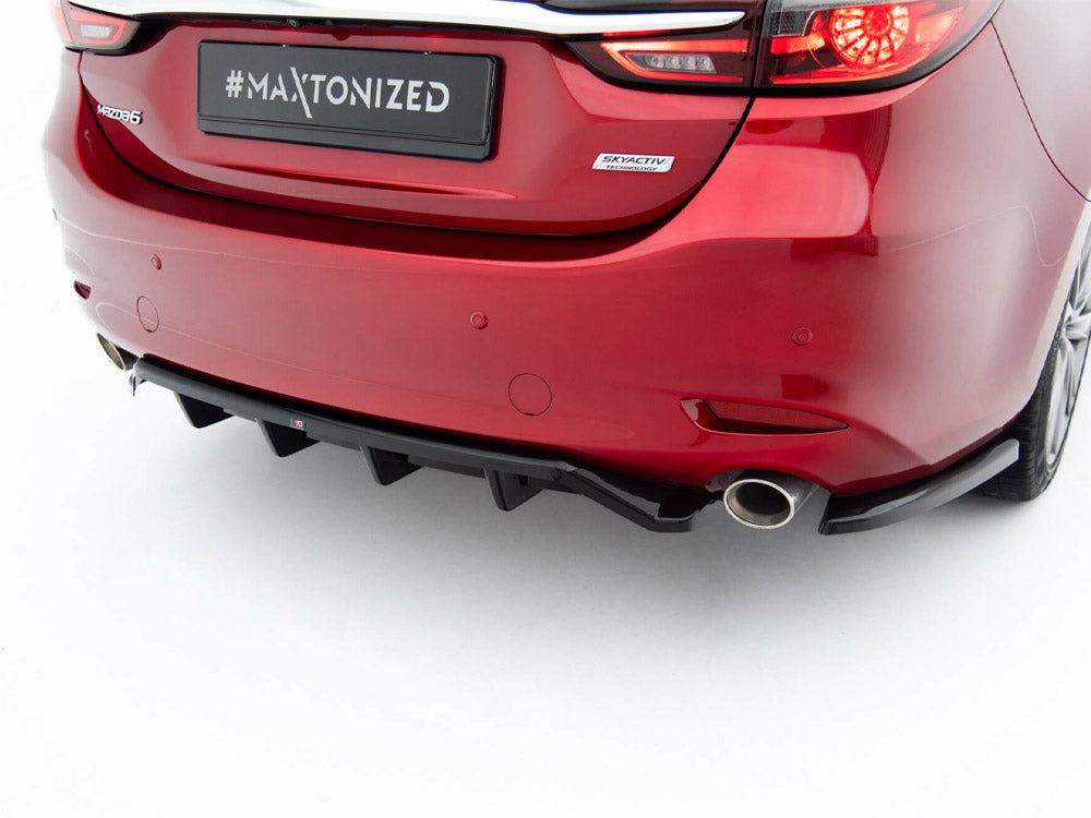 Maxton Design Rear Splitter (Vertical Bars) Mazda 6 Mk3 Facelift