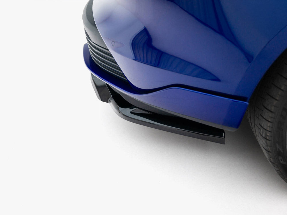 Maxton Design Rear Splitter (Vertical Bars) Porsche Taycan Turbo S Mk1