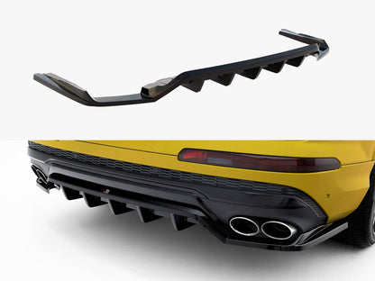 Maxton Design Rear Splitter (Vertical Bars) Audi SQ7 Mk2 (4M) Facelift