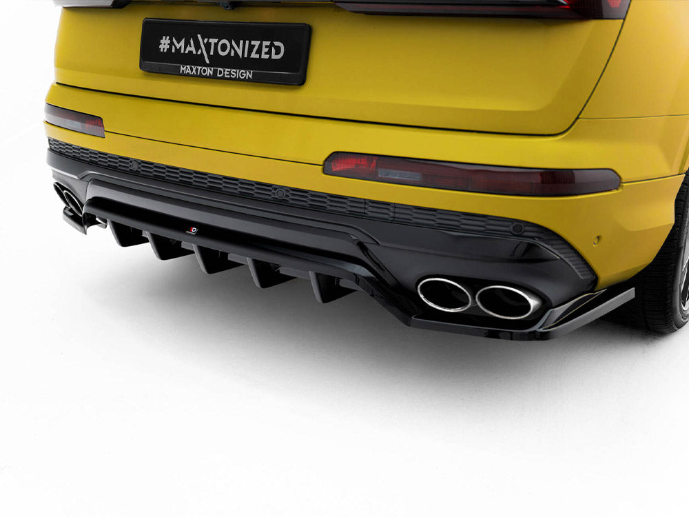 Maxton Design Rear Splitter (Vertical Bars) Audi SQ7 Mk2 (4M) Facelift
