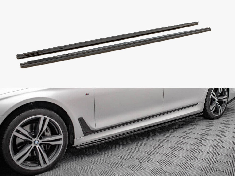 Maxton Design Side Skirts Diffusers V.1 BMW 7 Long M-Pack G12