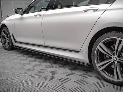 Maxton Design Side Skirts Diffusers V.1 BMW 7 Long M-Pack G12