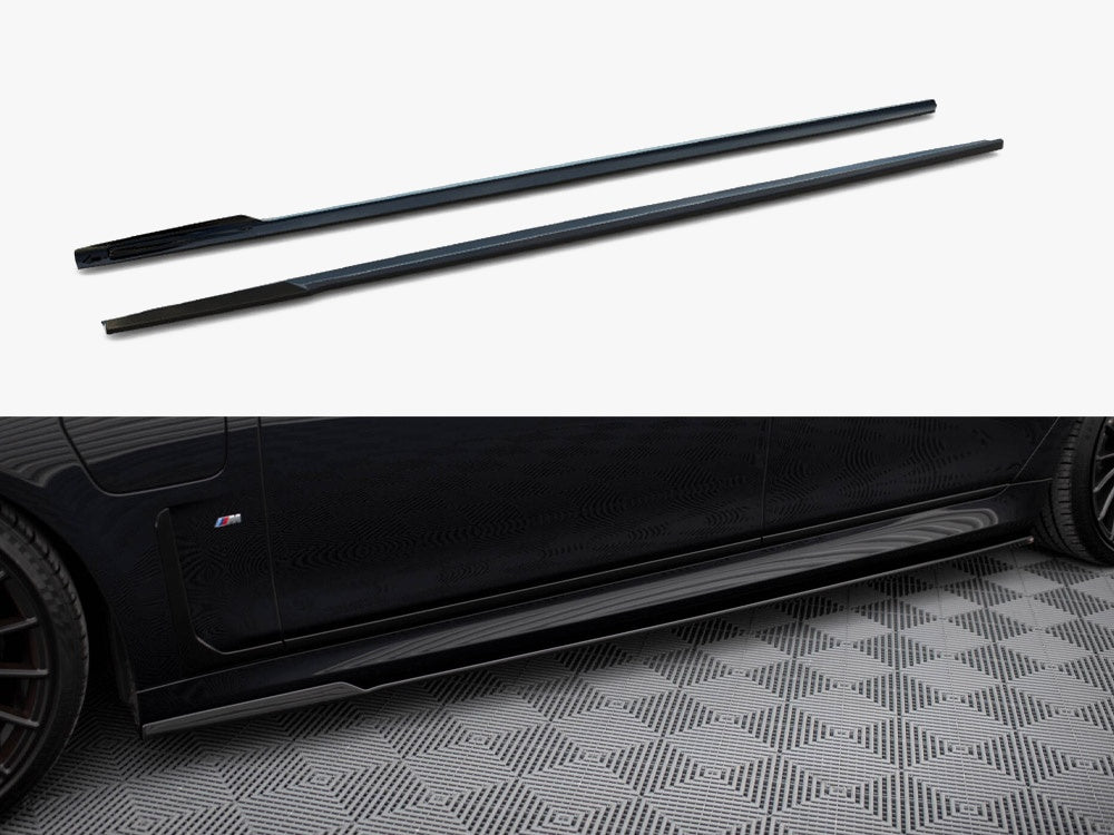 Maxton Design Side Skirts Diffusers V.2 BMW 7 Long M-Pack G12