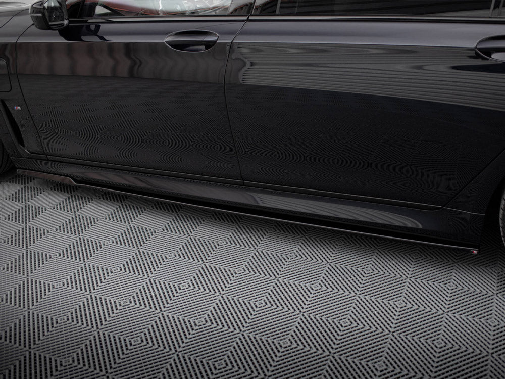 Maxton Design Side Skirts Diffusers V.2 BMW 7 Long M-Pack G12