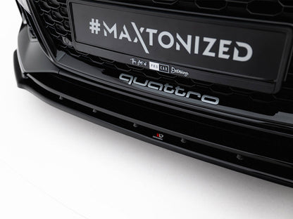 Maxton Design Front Splitter V.1 Audi RS5 Coupe / Sportback F5