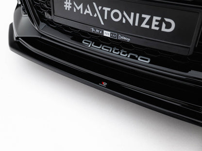 Maxton Design Front Splitter V.2 Audi RS5 Coupe / Sportback F5