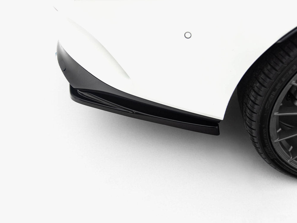 Maxton Design Rear Splitter (Vertical Bars) Mercedes-AMG CLA 35 / 45 Coupe / Shooting Brake C118 Facelift / X118 Facelift