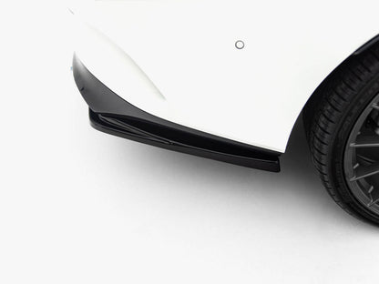 Maxton Design Rear Splitter (Vertical Bars) Mercedes-AMG CLA 35 / 45 Coupe / Shooting Brake C118 Facelift / X118 Facelift