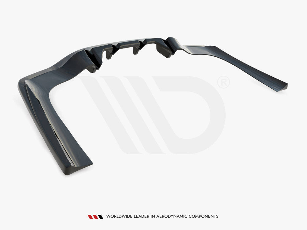 Maxton Design Rear Splitter (Vertical Bars) Mercedes-AMG CLA 35 / 45 Coupe / Shooting Brake C118 Facelift / X118 Facelift