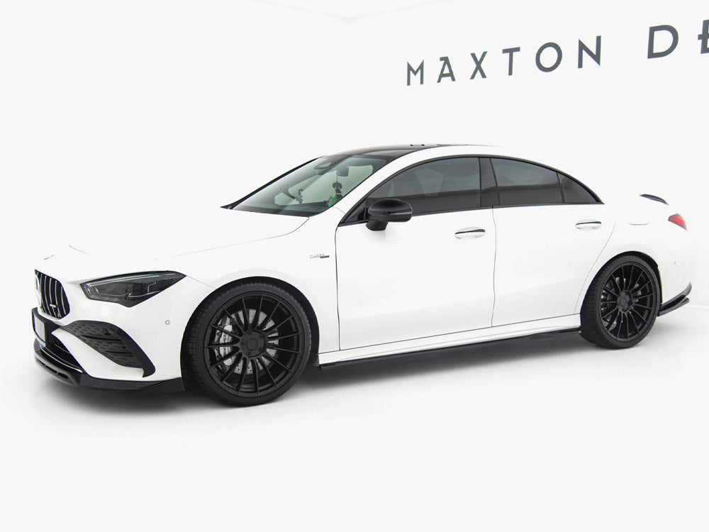 Maxton Design Side Skirts Diffusers Mercedes-AMG CLA 35 / 45 Coupe / Shooting Brake C118 Facelift / X118 Facelift