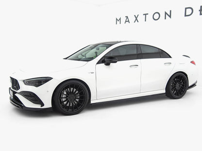 Maxton Design Side Skirts Diffusers Mercedes-AMG CLA 35 / 45 Coupe / Shooting Brake C118 Facelift / X118 Facelift