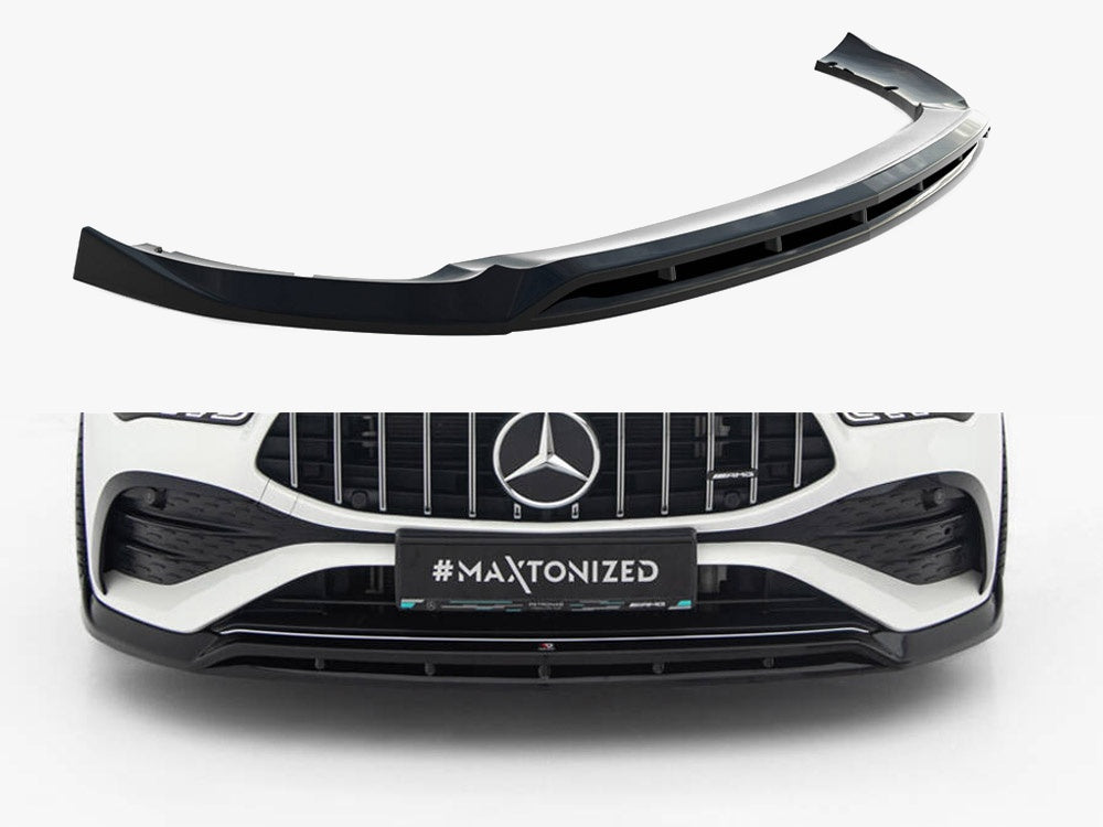 Maxton Design Front Splitter Mercedes-AMG CLA 35 Coupe / Shooting Brake C118 Facelift / X118 Facelift