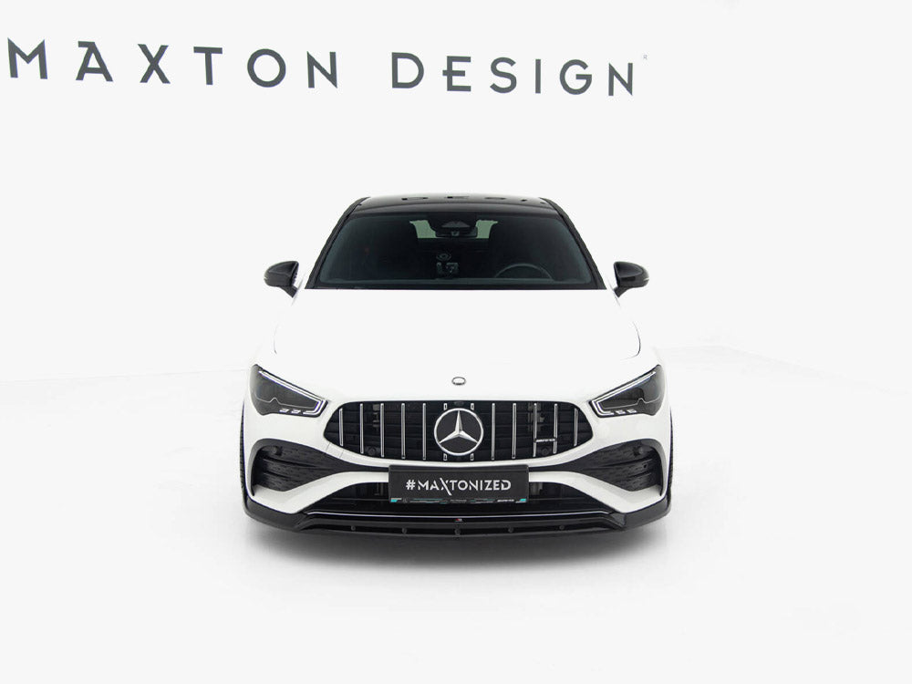 Maxton Design Front Splitter Mercedes-AMG CLA 35 Coupe / Shooting Brake C118 Facelift / X118 Facelift