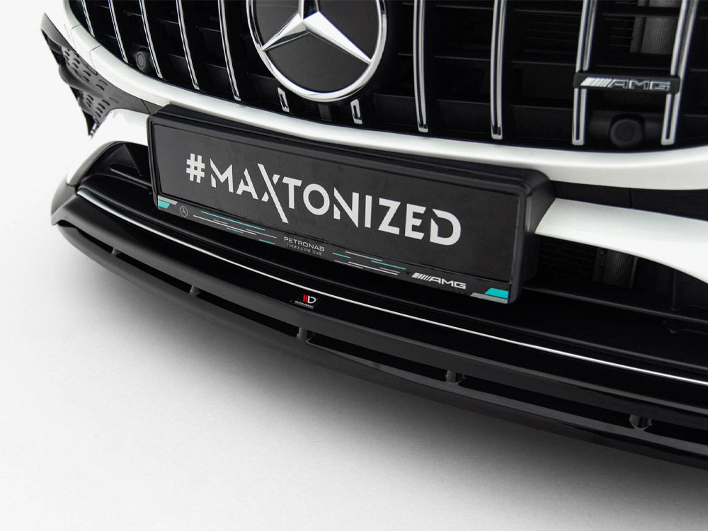 Maxton Design Front Splitter Mercedes-AMG CLA 35 Coupe / Shooting Brake C118 Facelift / X118 Facelift