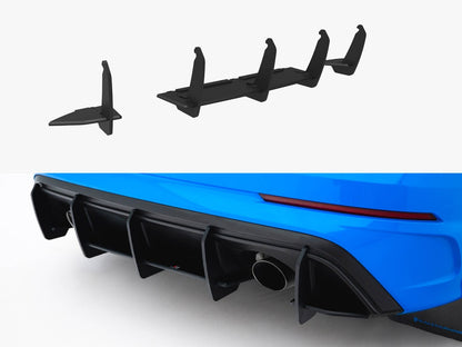 Maxton Design Street PRO Rear Diffuser V.2 Ford Focus RS Mk3