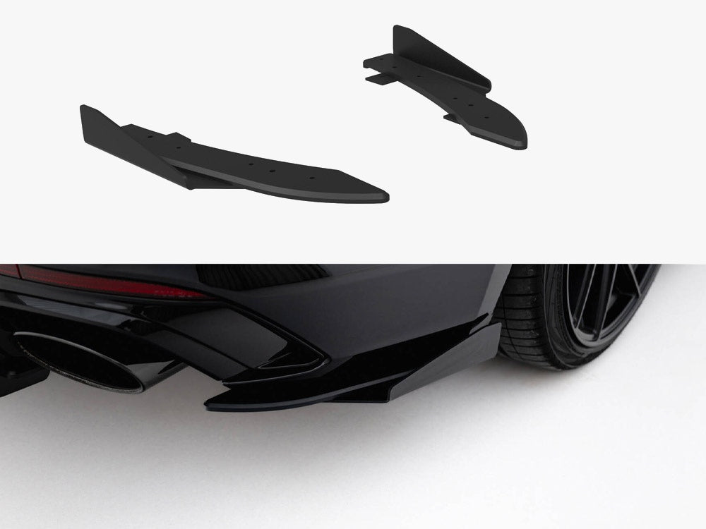 Maxton Design Street Pro Rear Side Splitters + Flaps Audi RS5 Coupe / Sportback F5