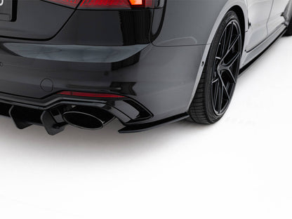 Maxton Design Street Pro Rear Side Splitters Audi RS5 Coupe / Sportback F5