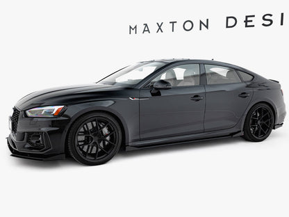 Maxton Design Street PRO Side Skirts Diffusers + Flaps Audi RS5 Sportback F5