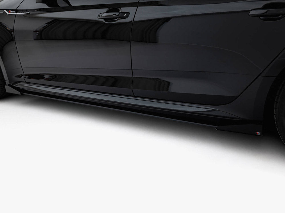 Maxton Design Street PRO Side Skirts Diffusers + Flaps Audi RS5 Sportback F5