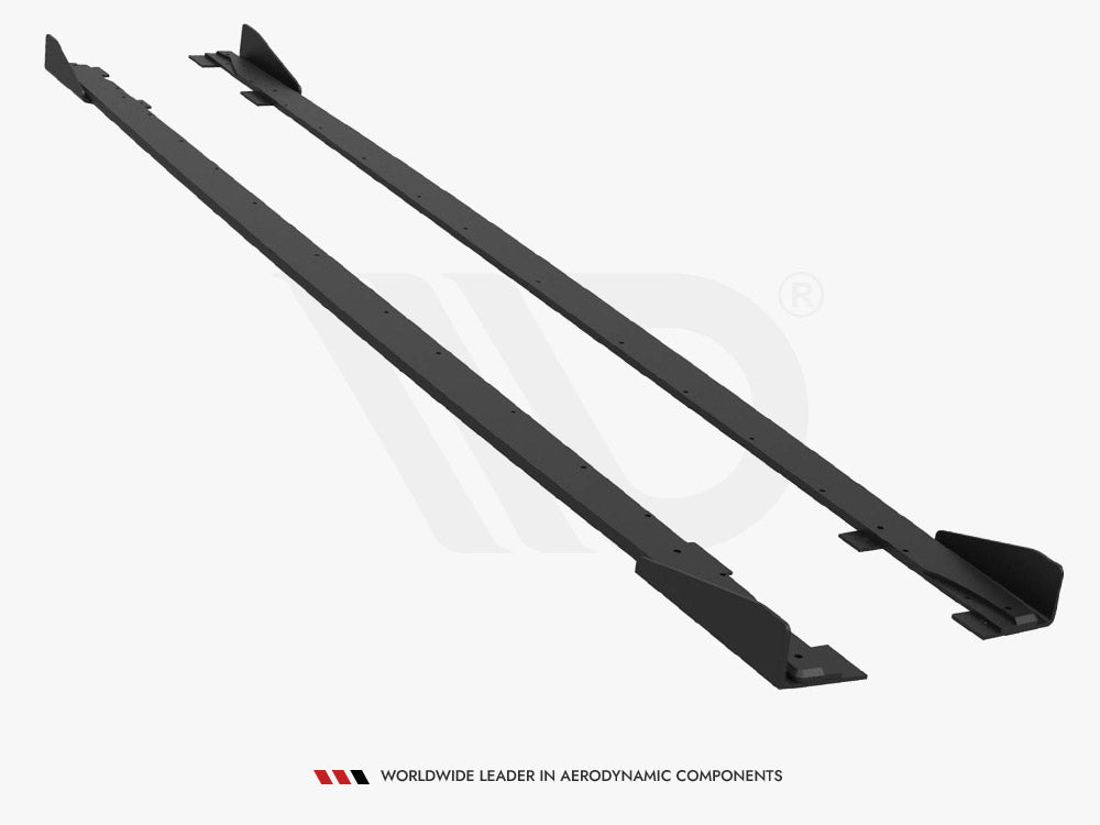 Maxton Design Street PRO Side Skirts Diffusers + Flaps Audi RS5 Sportback F5