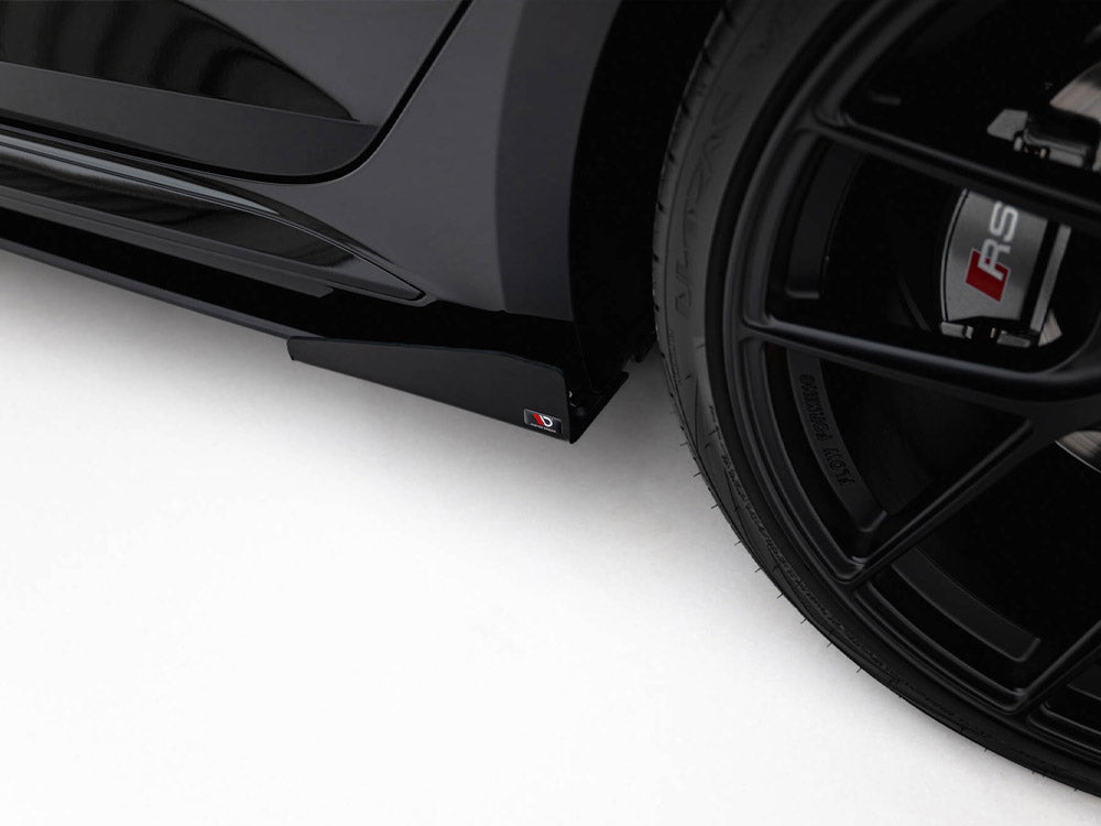 Maxton Design Street PRO Side Skirts Diffusers + Flaps Audi RS5 Sportback F5