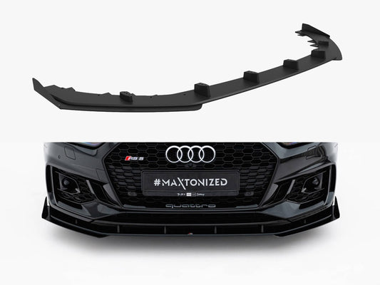 Maxton Design Street PRO Front Splitter V.1 + Flaps Audi RS5 Coupe / Sportback F5