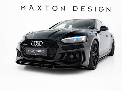 Maxton Design Street PRO Front Splitter Audi RS5 Coupe / Sportback F5