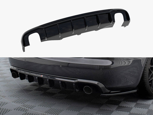 Maxton Design Rear Valance Audi A4 B8 Facelift (Version with single exhausts on both sides)