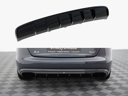 Maxton Design Rear Valance Audi A4 B8 Facelift (Version without exhausts)