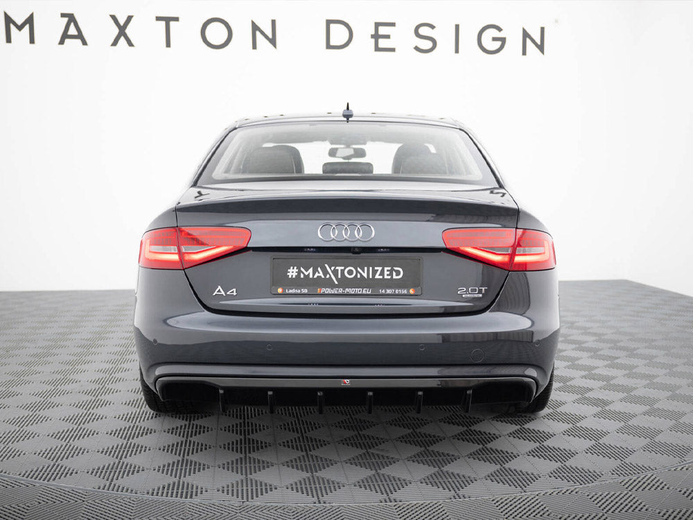 Maxton Design Rear Valance Audi A4 B8 Facelift (Version without exhausts)