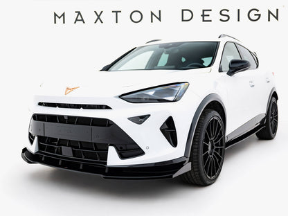 Maxton Design Street PRO Front Splitter V.1 + Flaps Cupra Formentor Mk1 Facelift