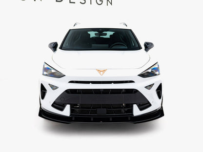 Maxton Design Street PRO Front Splitter V.1 + Flaps Cupra Formentor Mk1 Facelift