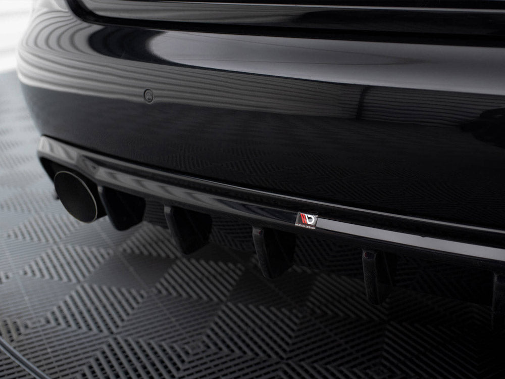 Maxton Design Rear Valance Audi A4 B8 (Version with single exhausts on both sides)