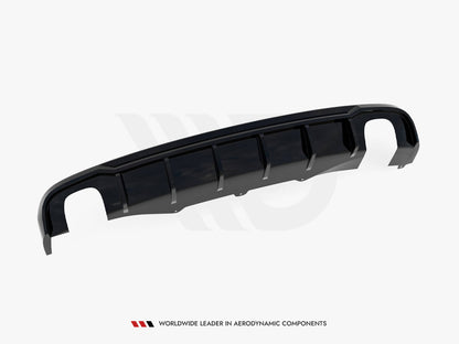 Maxton Design Rear Valance Audi A4 B8 (Version with single exhausts on both sides)