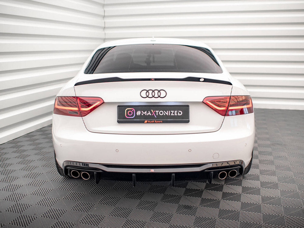 Maxton Design Rear Valance Audi A5 8T Facelift (Version with dual exhausts on both sides)